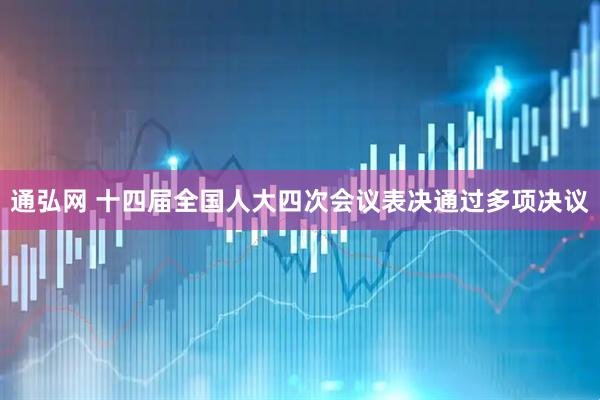 通弘网 十四届全国人大四次会议表决通过多项决议